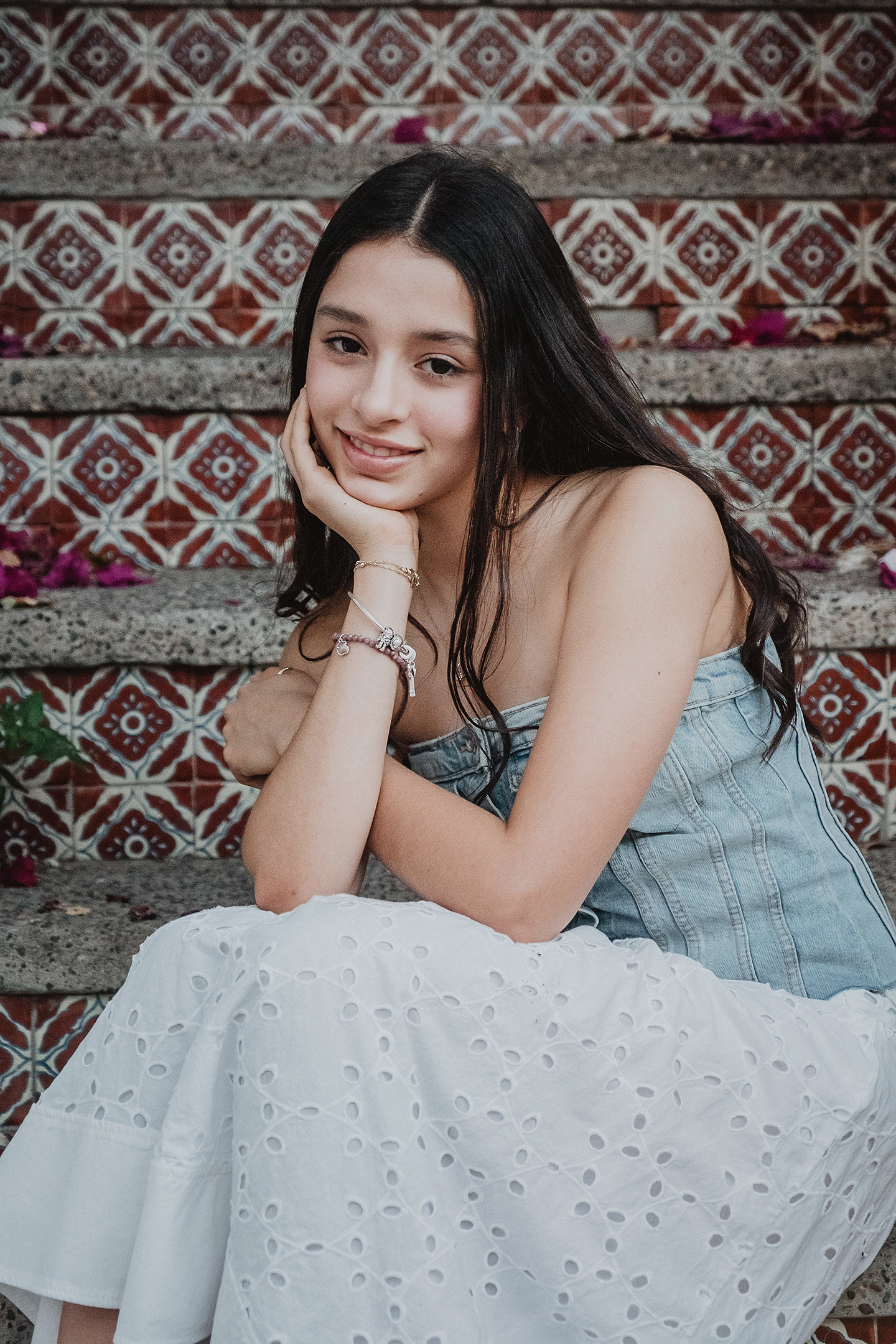 Sesión casual quinceañera en el centro de Mazatlán