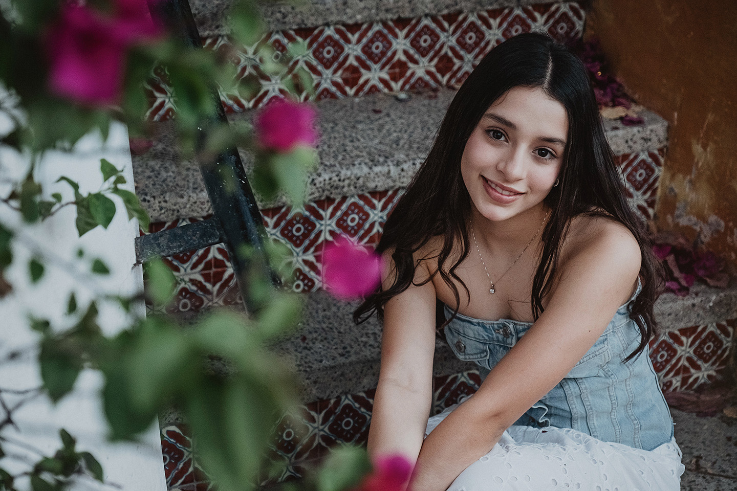 Sesión casual quinceañera en el centro de Mazatlán