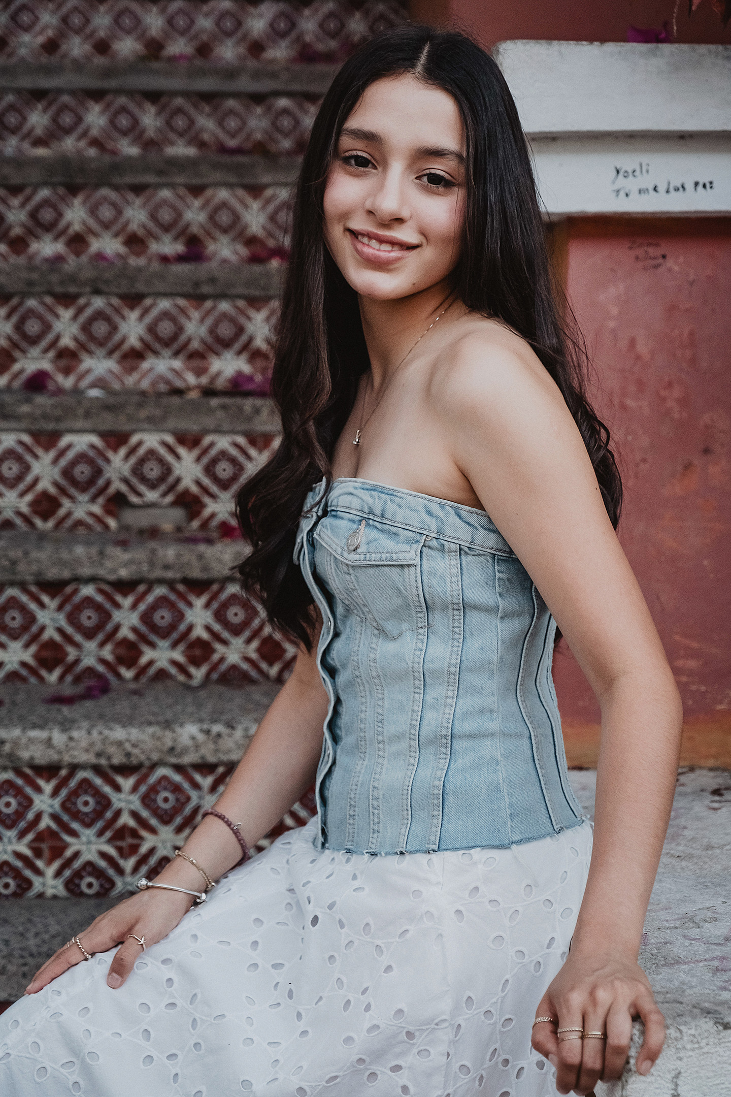 Sesión casual quinceañera en el centro de Mazatlán