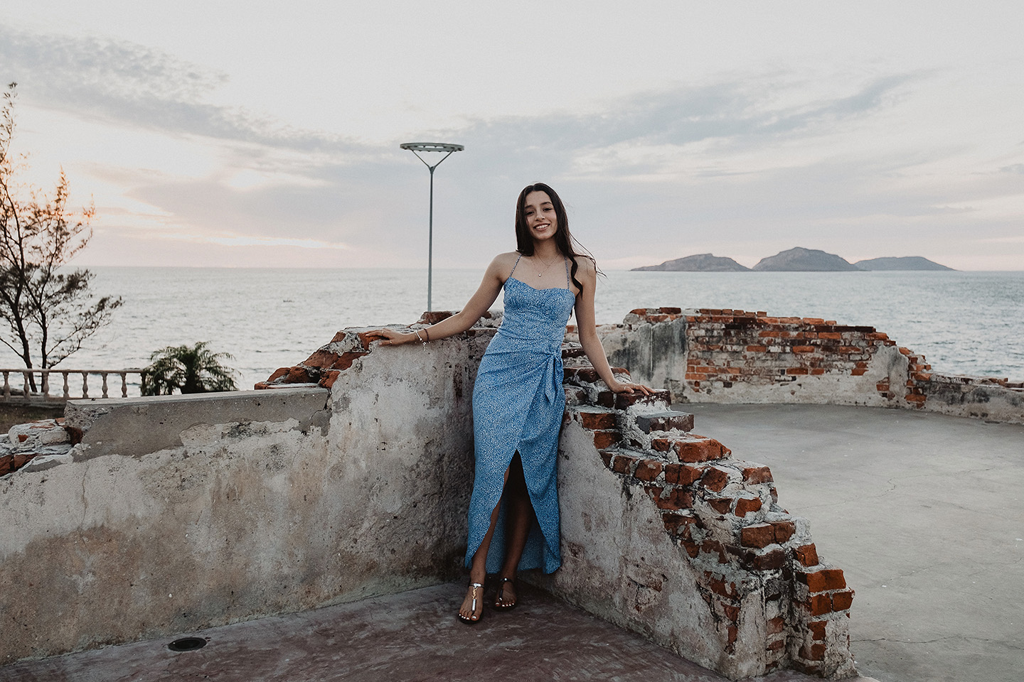 Sesión casual quinceañera en el centro de Mazatlán